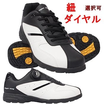選べる 紐タイプとダイヤルタイプ 広田ゴルフ ロジャーキング スパイクレス ゴルフシューズ RK-04 メンズ 男性用 Roger King コンペ お父さん 息子 ゴルフ 父の日 喜寿　古希　親孝行 還暦祝い 彼氏