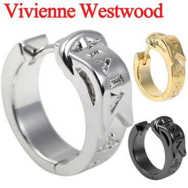 ヴィヴィアンウエストウッド ピアス メンズ レディース Vivienne Westwood ヴィヴィアン ボビーシングルフープピアス 片耳用 62030053 選べる3色 【ラッピング無料 誕生日 お祝い プレゼント ギフト 贈り物】 送料無料