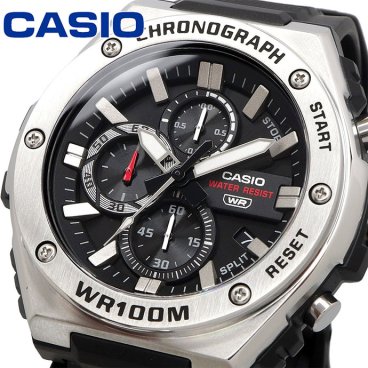 CASIO 腕時計 カシオ 時計 ウォッチ チープカシオ スタンダード メンズ 1/10秒クロノグラフ クオーツ MWA-300H-1AV ブラック 海外モデル [並行輸入品]