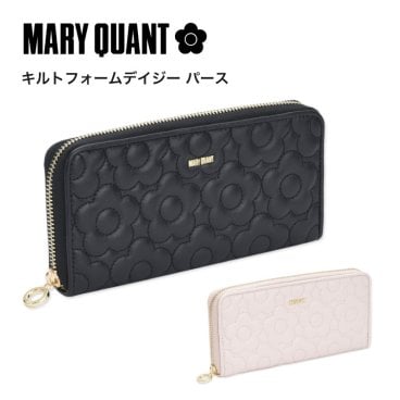 【公式】マリークヮント MARY QUANT キルトフォームデイジー パース 長財布 財布 お財布 ブラック ベージュ おしゃれ 可愛い 女性 10代 20代 プレゼント ギフト