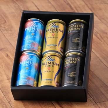 敬老の日【送料無料】【ビールギフト】プレミアムモルツ 3種飲み比べセット 6缶 プレモル 香るエール マスターズドリーム 夢 ラッピング 熨斗 送料無料(北海道、沖縄を除く)