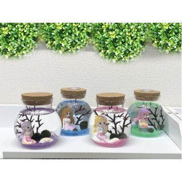 【送料無料】母の日 人魚とまりも アクアリウムキット 水草 インテリア 癒しグッズ 水槽セット おもしろ雑貨 marimo マリモ ステイホーム お家時間