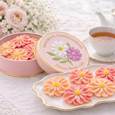 【コスモス】お花のぼうろ3缶/10缶セット【紙袋付き】