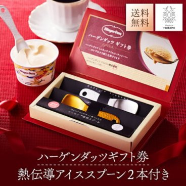 ハーゲンダッツギフト券(1枚) ＋アイススプーン【送料無料】熱伝導アイススプーン ギフト