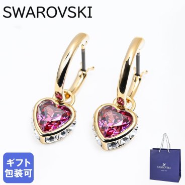 スワロフスキー SWAROVSKI ピアス Stilla ドロップピアス ハート レッド×クリア×ローズゴールド 5684760 ジュエリー 父の日 母の日【スペシャルラッピング660円(別売り)】 即日発送 アクセサリー 彼女 ホワイトデー