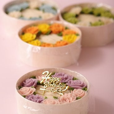 【味やお色が選べる♪】Birthdayフラワーおはぎボックス 誕生日プレゼント【誕生日ギフト】　和菓子ギフト