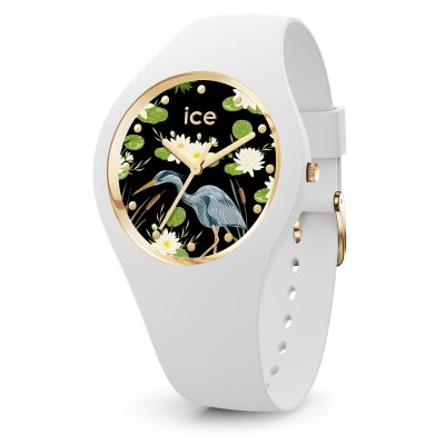 2年保証 新品 40mm ICE WATCH アイスウォッチ ICE flower アイス フラワー 腕時計 016666 Medium ミディアム メンズ レディース ユニセックス Water lily ウォーターリリー 3H