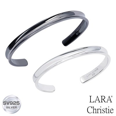 バングル ペア シルバー シンプルデザイン バングル [ PAIR Label ]  LARA Christie (ララクリスティー)   誕生日プレゼント