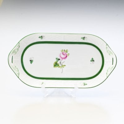 ヘレンド サービストレイ ウィーンのバラ プレート 洋食器 23cm 437000 VRH 【00437000-VRH】 洋食器 送別会 誕生日 お中元 結婚祝い 結婚式 高級【スペシャルラッピング660円(別売り)】 父の日 母の日 即日発送 成人祝い ホワイトデー
