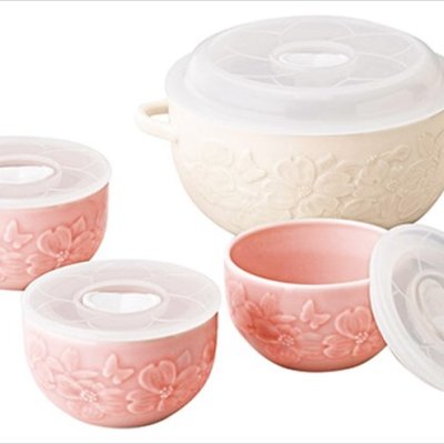 ＨＡＮＡＥ　ＭＯＲＩ　花水木　レンジ小鉢４点 MB5201-82-4  内祝い 結婚式 記念品 プレゼント 内祝 出産内祝い