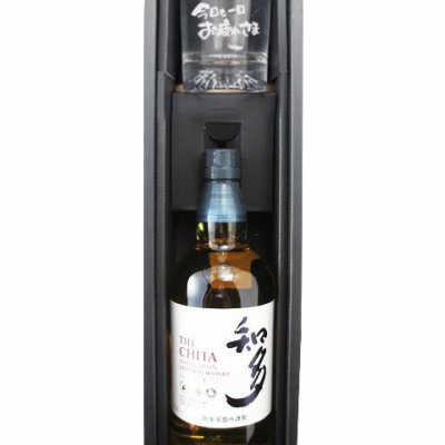 ★ 送料無料 ★  【 ウイスキー 】サントリーウィスキー 知多 700ml + メッセージ入りロックグラス１個セット【 5829 】【 ハロウィン 贈り物 ギフト プレゼント 誕生日 結婚のお祝い 】