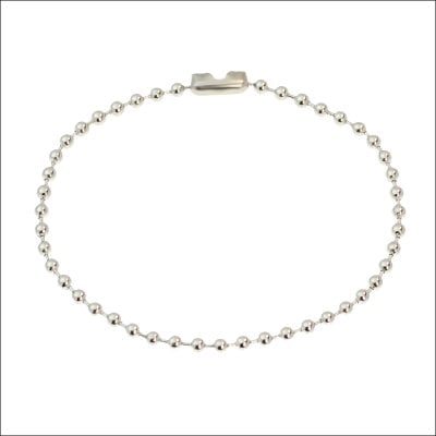 【ブレスレットギフト】 ブレスレット ステンレス チェーン シルバー 2mm ボール  ギフト 大人アクセサリー 贈答用 ジーラブ