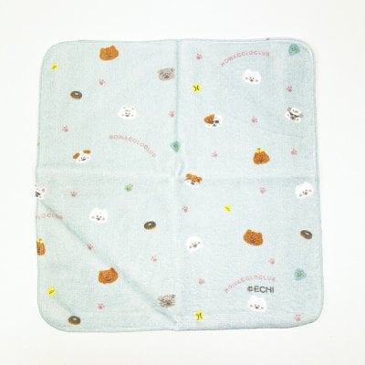 ほわころくらぶ  ハンドタオル ちらし柄 ハンカチ