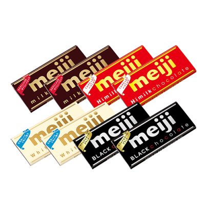 (全国送料無料) 明治 チョコレート（4種・8コ）セット おかしのマーチ メール便 (omtmb6362)