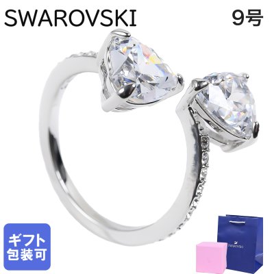 スワロフスキー SWAROVSKI リング 指輪 9号 Attract Soul アトラクト オープンリング シルバー 5535192 ジュエリー ブランド 人気 新生活 成人祝 クリスマス ギフト プレゼント 贈り物 記念品 記念日 送別会 誕生日 お中元 結婚祝い 結婚式 母の日【スペシャルラッピング660円(別売り)】 即日発送 アクセサリー アクセサリー 彼女 ホワイトデー