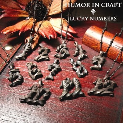 ペアネックレス ネックレス ペア アンティーク ブランド Humor In Craft Lucky Numbers ラッキーナンバー (MSD) ネックレス ネックレスペア ペア ペンダント ペアペンダント カップル 誕生日 記念日 お揃い 彼氏 彼女 イニシャル プレゼント 父の日 母の日 送料無料
