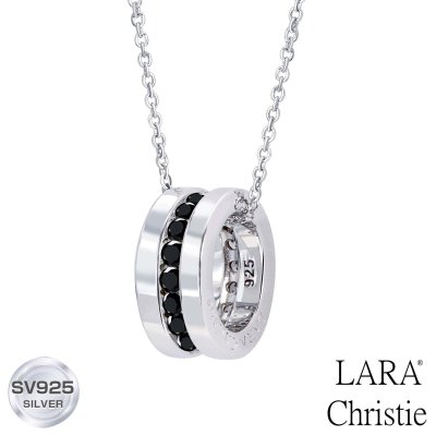 ララクリスティー ネックレス メンズ エタニティ ネックレス 男性用 [ BLACK Label ] p471-b LARA Christie