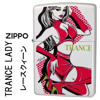 【名入れ】【送料無料】 zippo ジッポーライター ファッションイラストレーター『tica ishibashi』石橋智香 TRANCE LADY トランスレディ レースクイーン TRADY-RQ オシャレ 派手 かわいい ガール柄 誕生日 ギフト プレゼント [zTRADY-RQ]