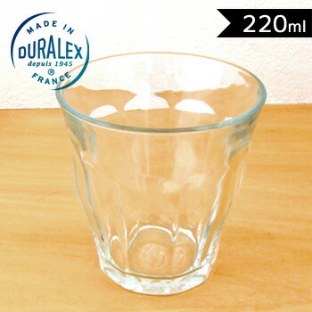 DURALEX デュラレックス ピカルディー 220ml 6個入り 0117-016[ピカルディ グラス セット おしゃれ 耐熱グラス タンブラー 耐熱]