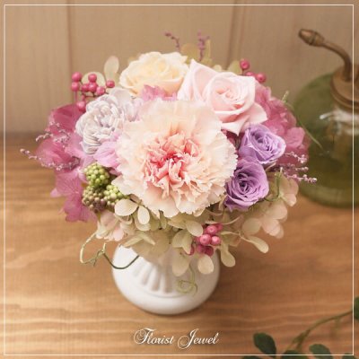 白薔薇のリース 6221 ええ