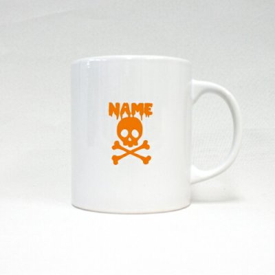 ドロドロドクロ 名入れマグカップ 文化部シリーズ 部活 お名前 習い事 記念品 ノベルティ  陶器マグ 名入れ 名入れギフト 定番 マグカップ マグ 名入れ  父の日のプレゼント