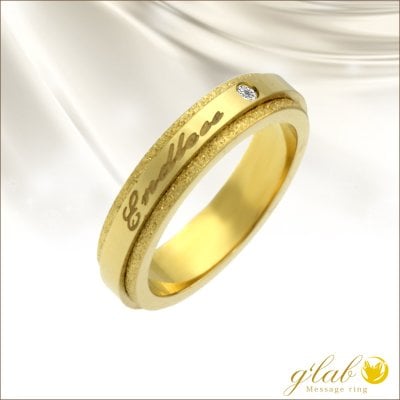 【金属アレルギー対応】 ピンキーリング 1号 3号 5号 エンドレス(ゴールド)小さいサイズ S 指輪 刻印 名入れ ステンレス リング 誕生日プレゼント 女性ギフト 無料ラッピング ジーラブ