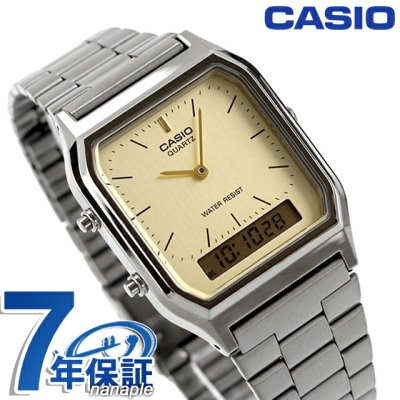 カシオ チープカシオ CASIO クォーツ 電池式 AQ-230GG-9A ビンテージ 海外モデル ユニセックス チプカシ 腕時計 ブランド カシオ casio アナデジ
