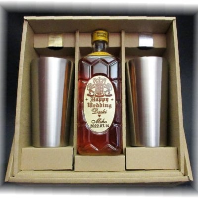 送料無料【サントリーウイスキー角瓶700ml＆シルバータンブラーペアセット】誕生日・結婚祝い・還暦長寿祝い・退職祝い・成人祝い・開店祝い・新築祝い・母の日父の日・クリスマス・記念日ギフトにオススメ♪
