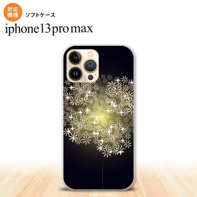 iPhone13ProMax iPhone13 Pro Max ケース ソフトケース 花火 小玉 黒 iPhone13 プロ マックス 6.7インチ おしゃれ かわいい メンズ レディース キッズ デザインたくさん nk-i13pm-tp216