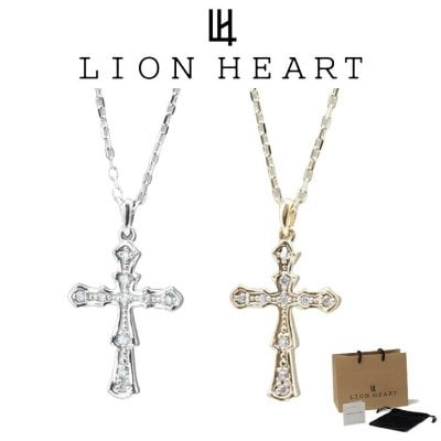 ライオンハート ネックレス メンズ ヴィクトリアンクロス プチ ネックレス K10 10金 プチモダン LH-01NE0213 LION HEART クリスマス 誕生日 プレゼント ギフト 彼氏 ブランド 人気 ランキング