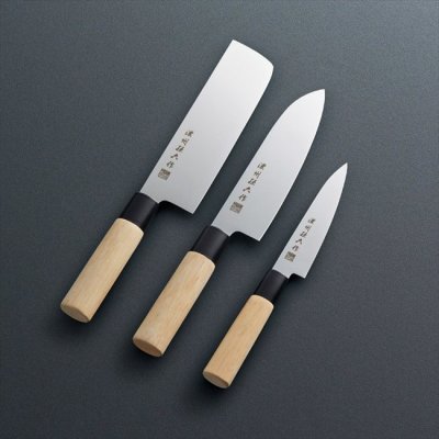 濃州孫六作 和包丁3点セット（黒口輪）　 80M  内祝 内祝い お祝 御祝 記念品 出産内祝い プレゼント 快気祝い 粗供養 引出物