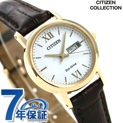シチズン コレクション エコドライブ ソーラー デイデイト レディース 腕時計 ブランド EW3252-07A CITIZEN