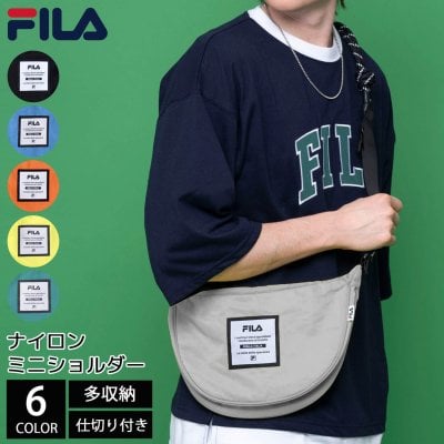 【一部カラー期間限定セール】 FILA フィラ ショルダーバッグ メンズ レディース 斜め掛け 肩掛け スポーツブランド ロゴ 小さめ ナイロンバッグ ミニショルダー ボディバッグ 学生 大人 プレゼント 旅行 おでかけ 2024all outfit別注