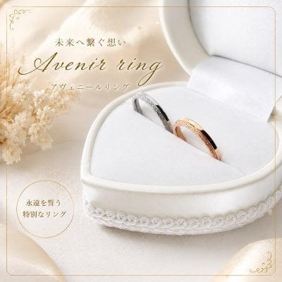 【Avenir（アブニール）未来 】｜スターダスト ペアリング マリッジ 指輪 名入れ シルバー ピンクゴールド ステンレスリング 金属アレルギー対応アブニール セカンドマリッジ 誕生日プレゼント カップルギフト サプライズ ジーラブ