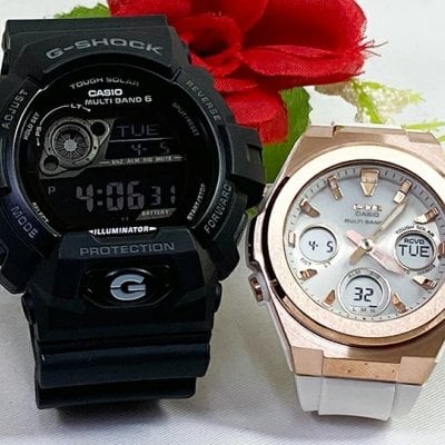 カシオ 恋人たちのGショック ペアウォッチ G-SHOCK BABY-G GW-8900A-1JF MSG-W600G-7AJF 電波ソーラー 送料無料 国内正規品 記念日 誕生日 プレゼント お揃い 黒 ブラック 白 ホワイト クリスマス お祝い 結婚 婚約 20代 30代 40代 50代 カップル 夫