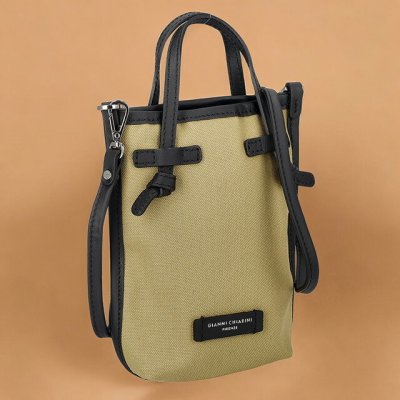 ジャンニキアリーニ ショルダーバッグ レディース ブランド GIANNI CHIARINI BS 9406 CNV カーキグリーン