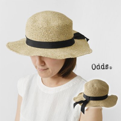 HEADS♪イタリアブラックリボンカンカン帽/STETSON うごめく