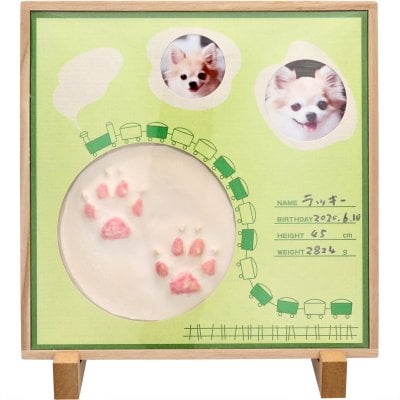 日本製 TVで紹介されました 犬の足型 犬の足形 犬足型 犬足形 猫の手形 おててプリント＆あんよプリントペット用 PET-01-NEW 