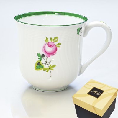 【名入れ無料】 ヘレンド HEREND マグカップ マグ コップ ウィーンのバラ マグ 洋食器 手描き 250ml 1729000 VRH 1729 【01729000-VRH】 内祝い 洋食器 送別会 誕生日 お中元 結婚祝い 結婚式 高級【スペシャルラッピング660円(別売り)】 父の日 母の日 バレンタイン 名入れ マグカップ ホワイトデー