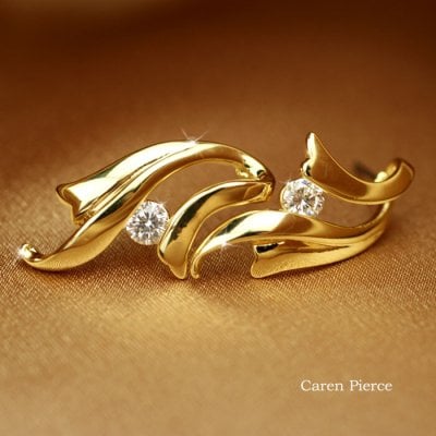 ピアス レディース カレン ピアス シルバー ゴールド 金属アレルギー 対応 アクセサリー 母の日 誕生日 プレゼント 女性 彼女 結婚記念日 妻 おすすめ 人気 プリザーブドフラワー ジュエリーボックス ラッピング付き ギフト 