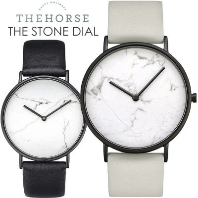 【100%本物保証】The Horse ザホース ザ・ホース 腕時計 ストーンダイアル マーブル 大理石 レディース メンズ 革ベルト レザー ウォッチ ブランド 人気 ランキング シンプル オリジナル 40mm