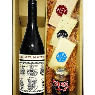 ★ 送料無料 ★  リトル ジェームズ バスケット プレス レッド 750ml + おつまみ4点セット 【 フランス赤ワイン・おつまみセット 】【 要冷蔵 】【 3126 】【 ハロウィン 贈り物 ギフト プレゼント 誕生日 結婚のお祝い 】