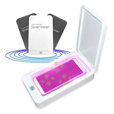 スマホ除菌ケース UV除菌 JOP102 アロマ機能付 USB電源接続 (紫外線: 253.7nm, 内寸: 168×89×22mm, 紫外線:253.7nm 内寸:168×89×22mm)  実用的 梅雨の時期 除菌対策 高齢者 シニア プレゼント ギフト ※注意:パッケージにキズや変色などがあります。
