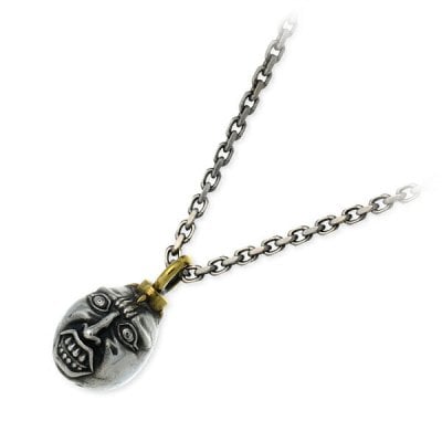 SAINTS Design セインツ  シルバー ネックレス グレー 彼氏 メンズ  人気 ブランド