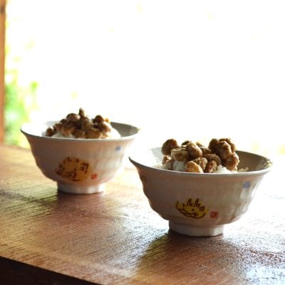 【子供用食器】干支の絵柄が選べる! ろくべ豆茶碗 【赤ちゃん 子供 ベビー 出産祝 お祝い】 　＃丑づくしギフト_住