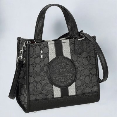 コーチ ハンドバッグ レディース ブランド COACH シグネチャー C8417 SVRT6 1 ブラックスモーク/ブラック