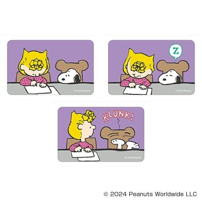 PEANUTS グッズ 通販 スヌーピー ステッカー まじかる百貨店ステッカー 4947864066208 PEANUTS04 SNOOPY スマホステッカー シール ステッカーシール キャラクター かわいい おしゃれ 可愛い レンチキュラー 
