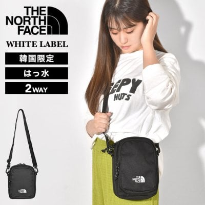 ザ ノースフェイス ホワイトレーベル ショルダーバッグ THE NORTH FACE メンズ レディース 韓国限定 スーパークロスバッグ 小さめ 縦型 おしゃれ 撥水 2way 斜めがけ スマホ ポーチ 小物入れ アウトドア 釣り フェス 鞄 カバン 大人 高校生 ブラック NN2PQ03J プレゼント