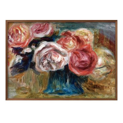 オーギュスト ルノワール 花瓶の花 A3 サイズ ポスター アート おしゃれ 絵画 インテリア 北欧 イラスト マット紙 艶消し アートパネル 額 フレーム デザイン 壁掛け ギフト 新築祝い ディスプレイ 引越し祝い　新生活　空間デザイン 