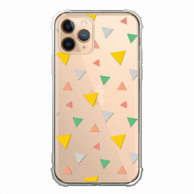 TPUケース 衝撃吸収 耐衝撃 デザイン iPhone12対応ケース クリアケース ハードケース iPhone12Promax iPhone12mini iPhoneSE(第2世代) iPhone11ProMax iPhoneX/XS iPhoneXR iPhone8plus ケース三角 カラフル 北欧柄 パステルカラー 可愛い